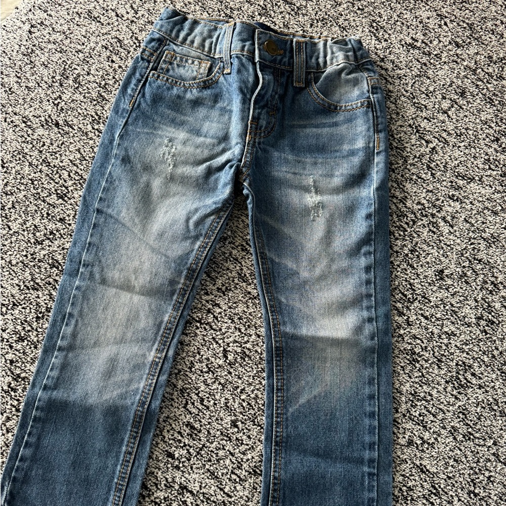 Babycottons light distressed jeans denim pants